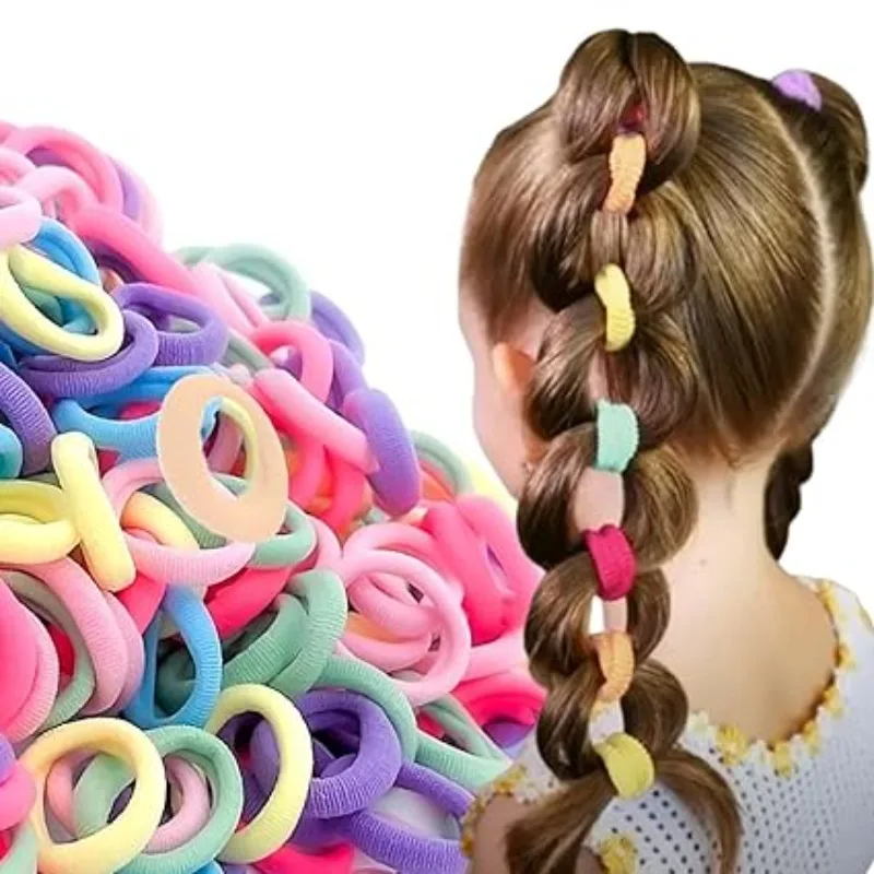 Lazos para el pelo de bebé sin costuras con banda elástica - imagen 4