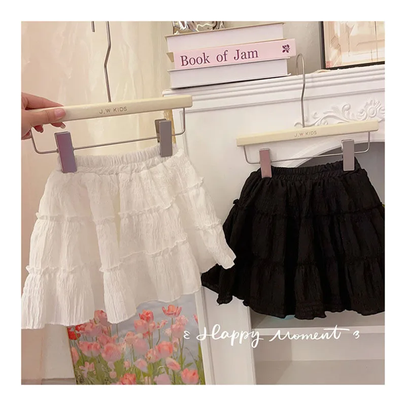 Falda corta encaje niña verano cintura elástica - imagen 3