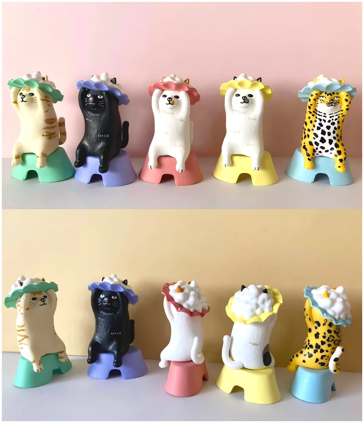 Figuras de gatos Calico - Miniatura coleccionable para niños - imagen 3