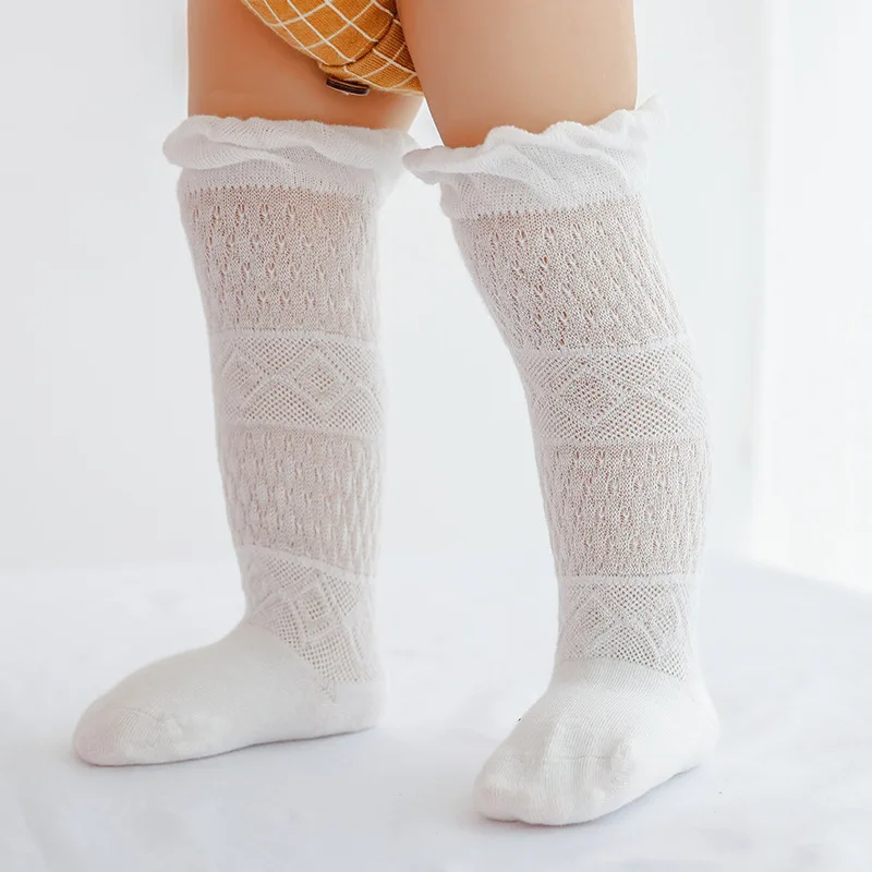 Calcetines con volantes de algodón para bebé y niña - imagen 4