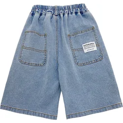 Pantalones cortos de mezclilla para niños – verano suelto y fino