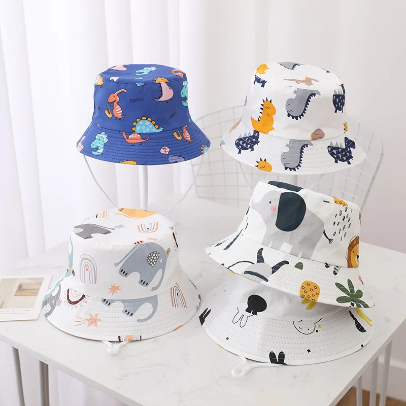 Gorro de pescador dinosaurios animados para niños - imagen 4