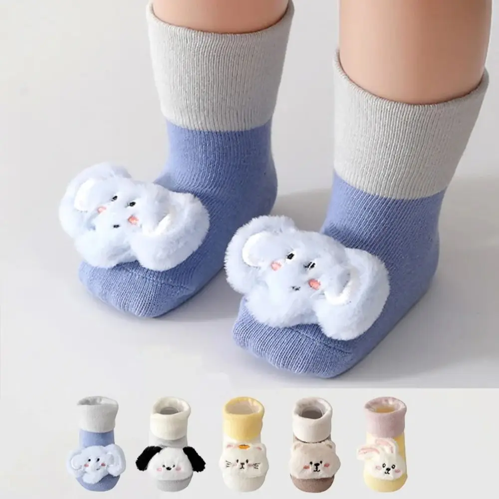 Calcetines antideslizantes de lana para bebé – Otoño invierno - imagen 4