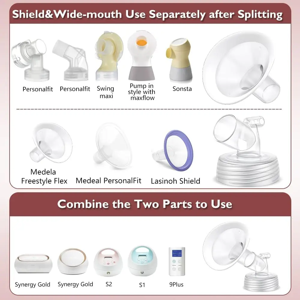 Bridas Medela para extractor de leche PersonalFit, Freestyle - imagen 4