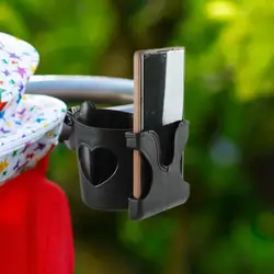 Portavasos para cochecito con soporte de botella en carrito
