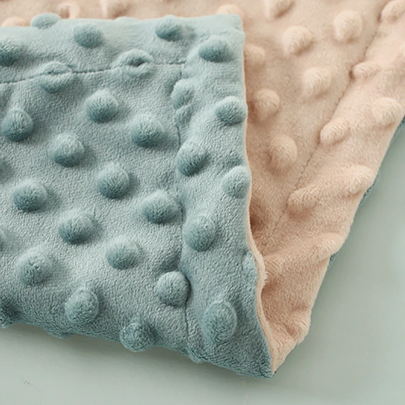 Manta de lana cálida para bebé recién nacido – colcha lavable - imagen 5
