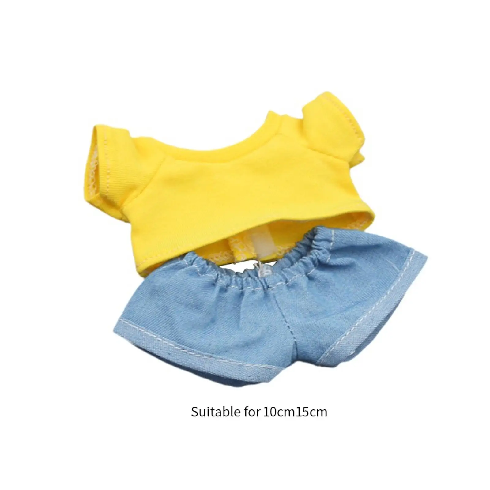 Conjunto de ropa de peluche para muñecas: top y pantalón - imagen 2
