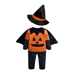 Traje de Halloween infantil de manga larga con estampado