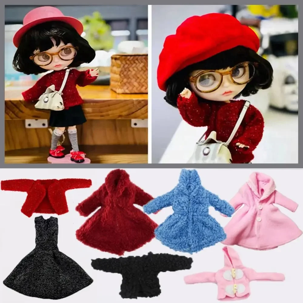Ropa de muñeca invierno hecha a mano para niñas, conjunto - imagen 2