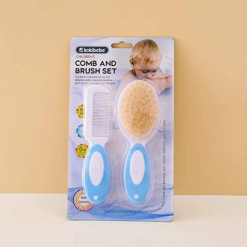 Cepillo y peine ultrasuave para bebé recién nacido - imagen 3