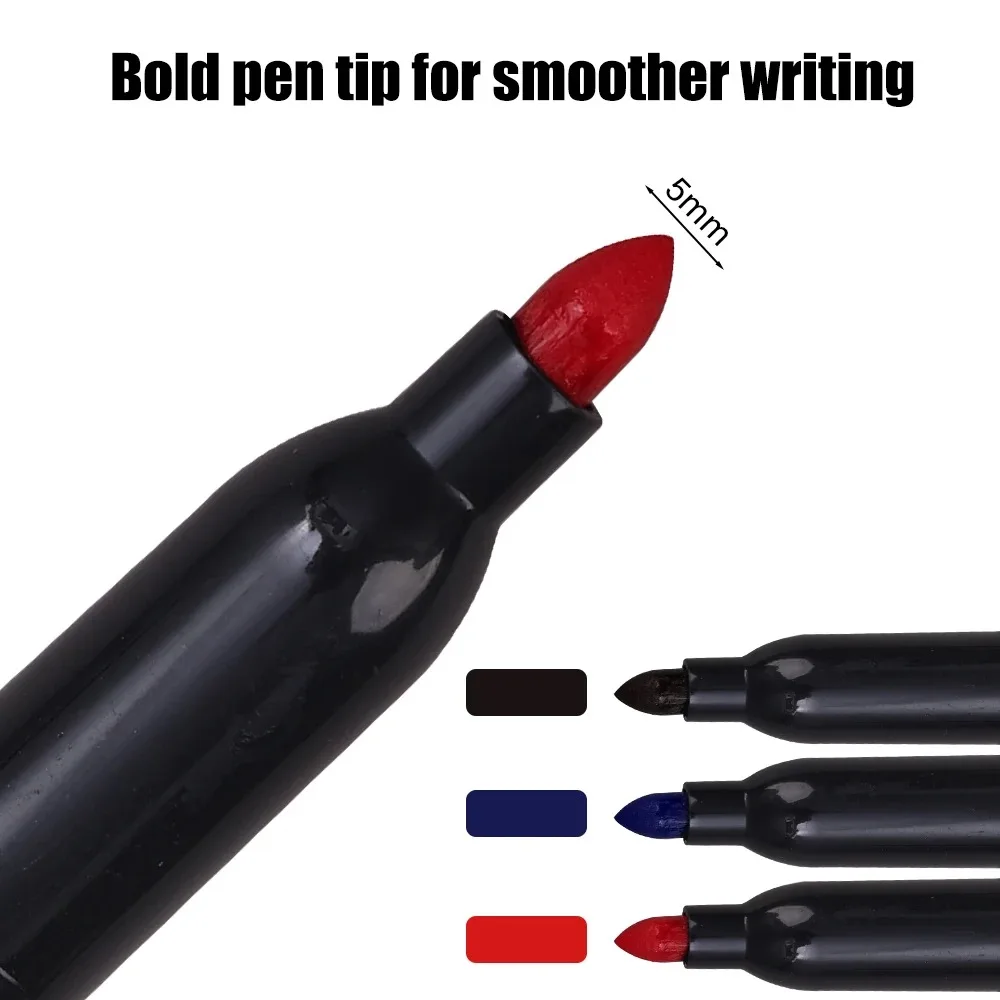Rotulador permanente para manga con tinta impermeable negro - imagen 2