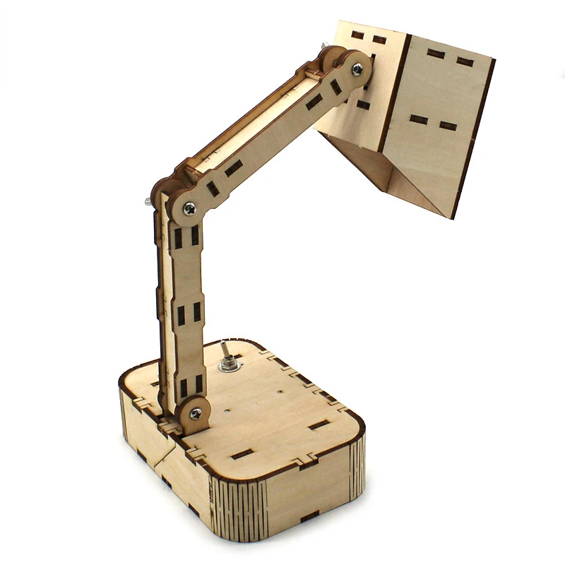 Lámpara noche LED mesa plegable kit montaje ciencia infantil - imagen 3