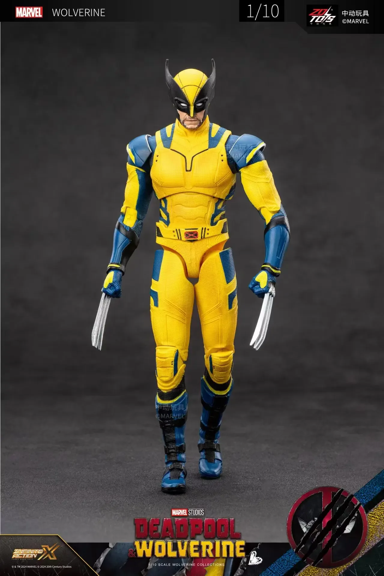 Figura de acción Deadpool y Wolverine Edición limitada X-Men - imagen 3