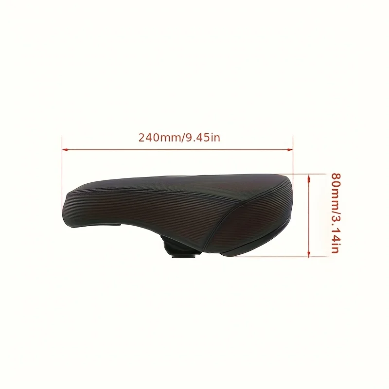 Imagen del asiento instalado en una bicicleta de BMX