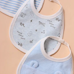 Babero impermeable de algodón para recién nacido – Toalla de saliva