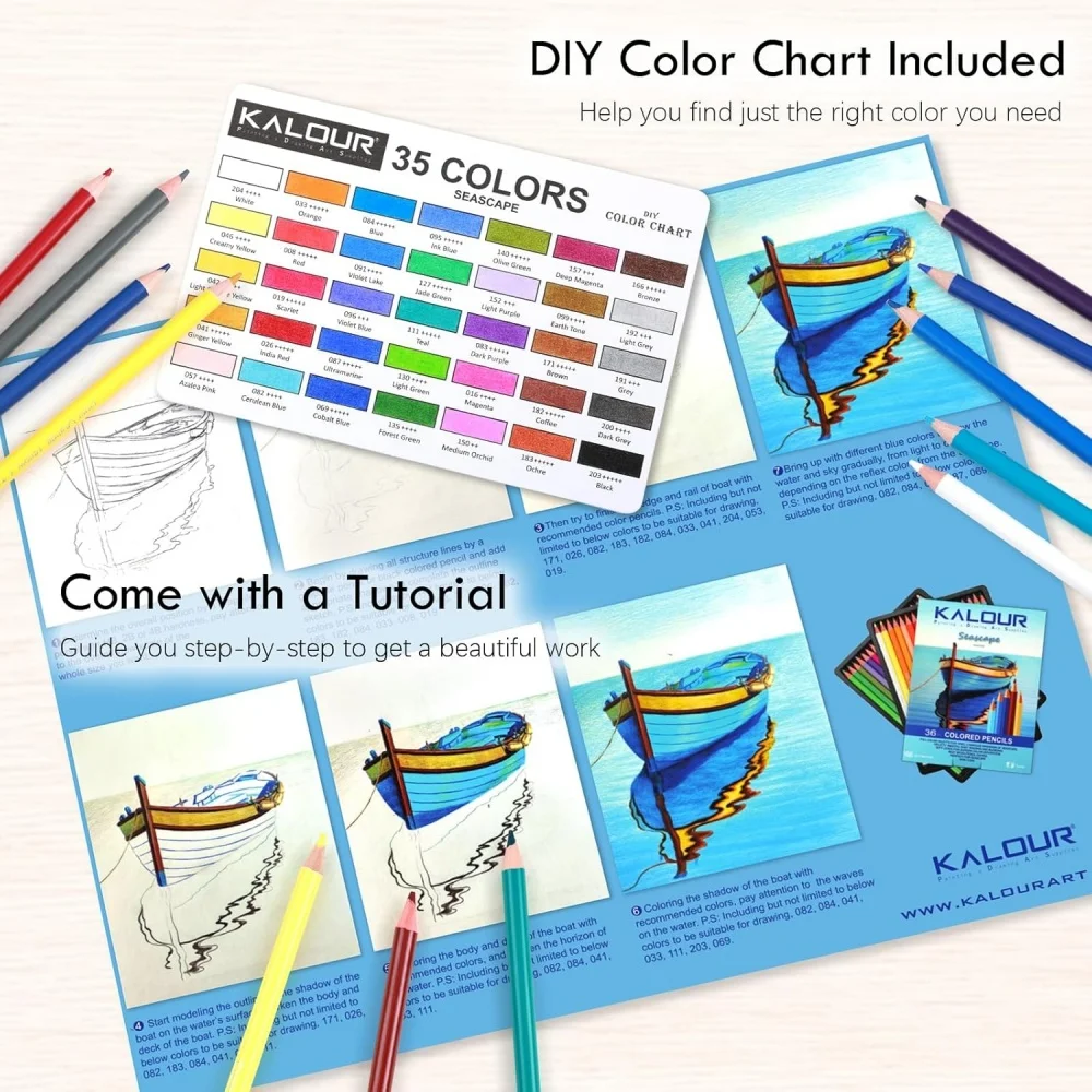 Lápices de colores preafilados para niños - imagen 3