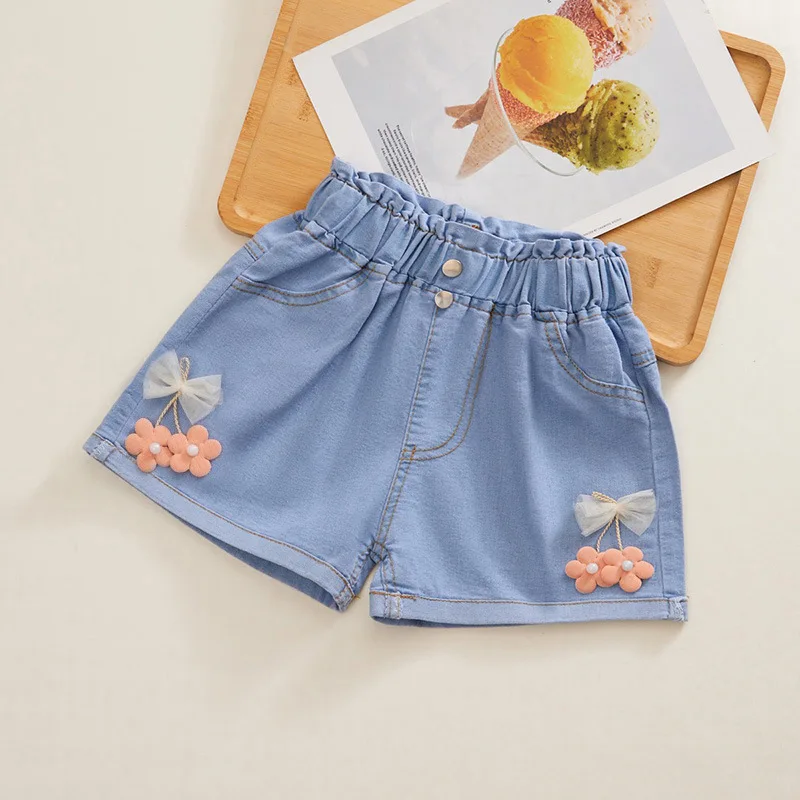 Vaqueros cortos para niño de algodón fresco – Verano - imagen 4