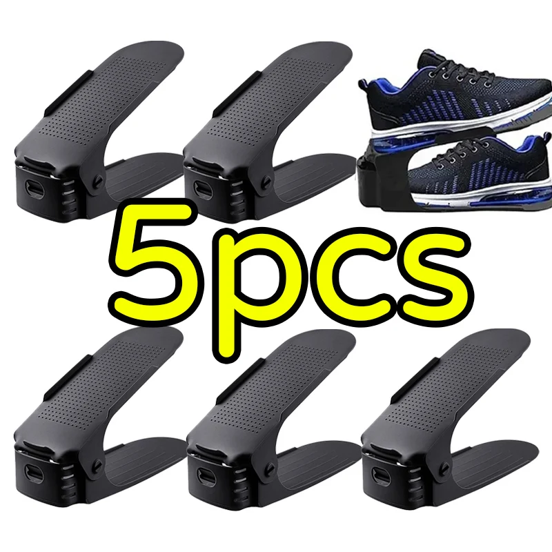 Organizador de zapatos ajustable con estante para armario - imagen 4