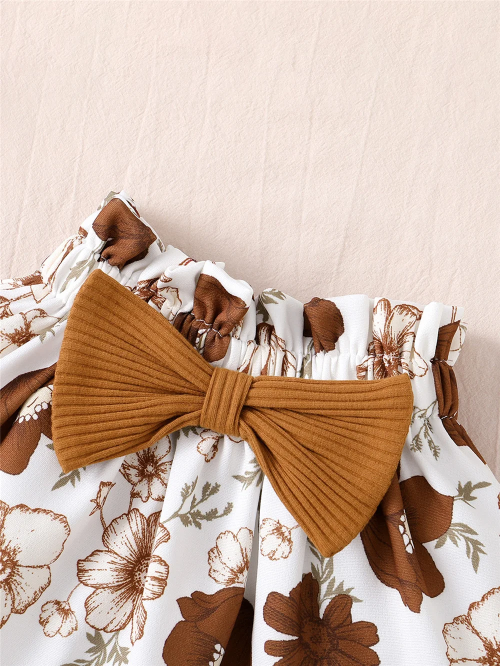 Mono sin mangas con falda floral - Conjunto verano para niña - imagen 4