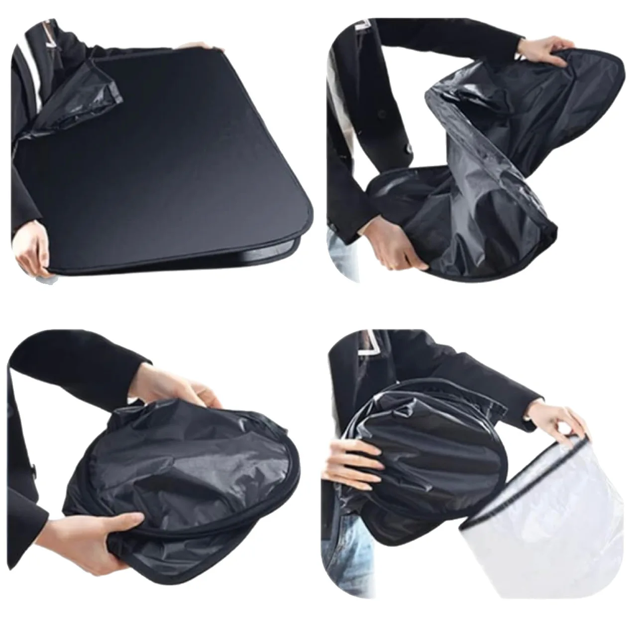 Protector solar para parabrisas del coche con bolsa y pantalla retráctil - imagen 5