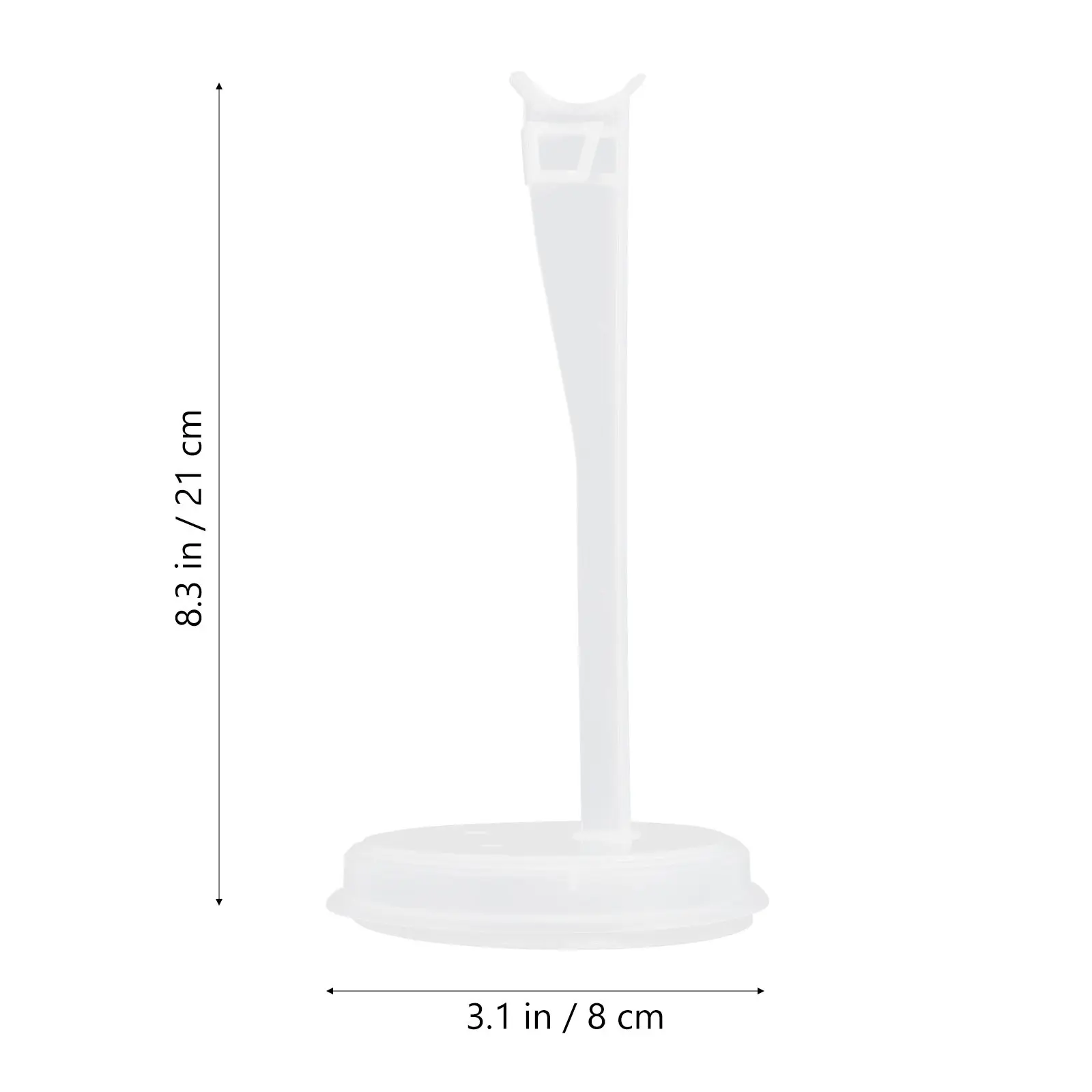 Soporte ajustable para figuras con base ancha de exhibición