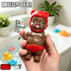 Decompressie pistola de agua con muñeca negra para juegos