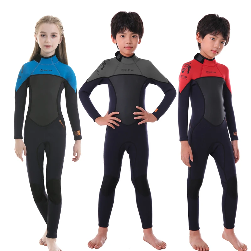 Traje de neopreno infantil completo para buceo y surf térmico - imagen 2