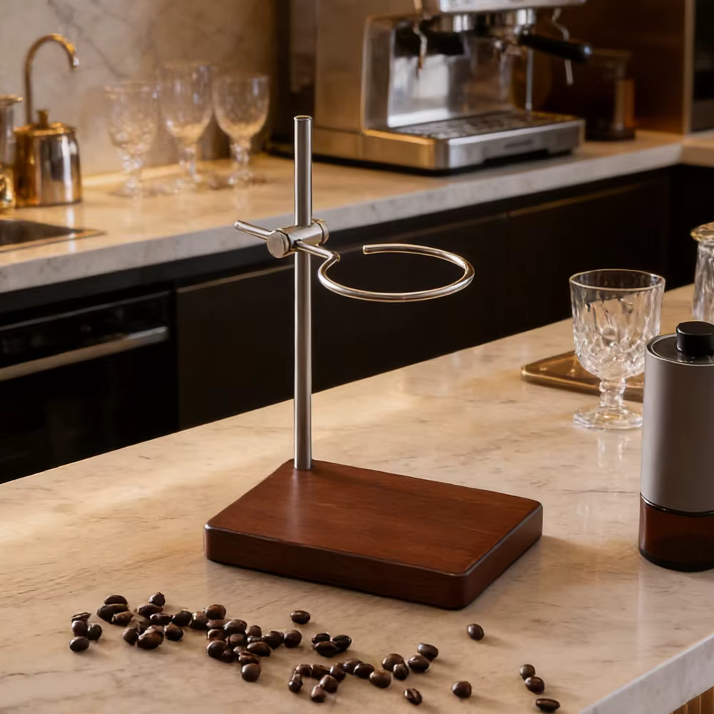 Soporte giratorio metálico para filtro de café y té vintage - imagen 5