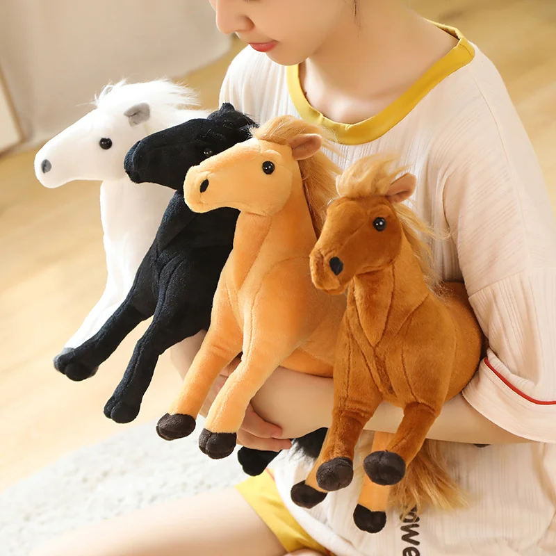 Peluche caballo almohada para niños, regalo de cumpleaños creativo - imagen 2