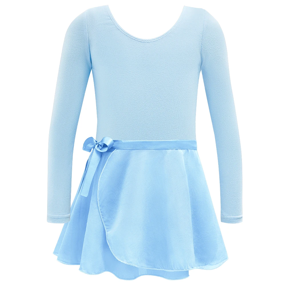 Leotardos de ballet con falda para niñas pequeñas, traje clásico - imagen 5