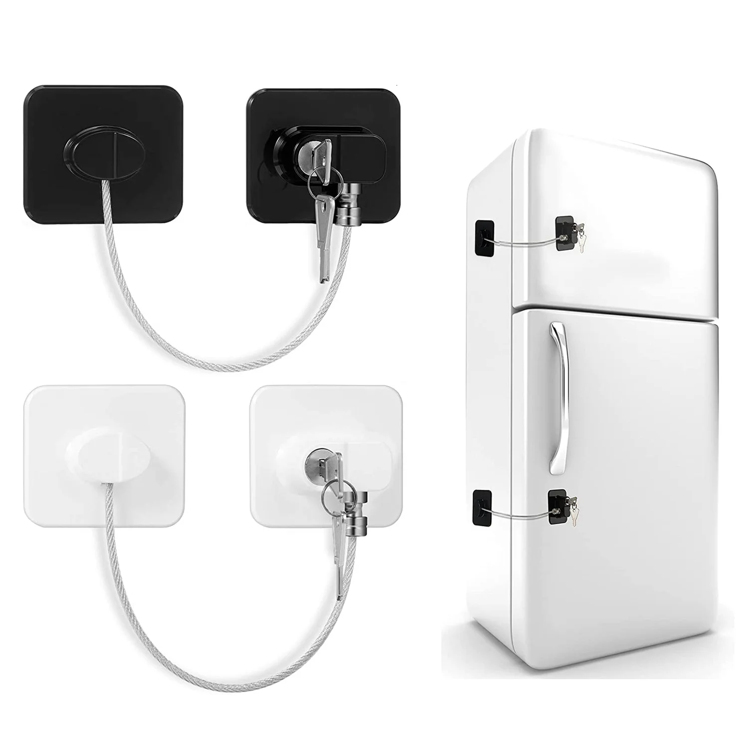 Cerradura de seguridad infantil para refrigerador y armarios - imagen 5