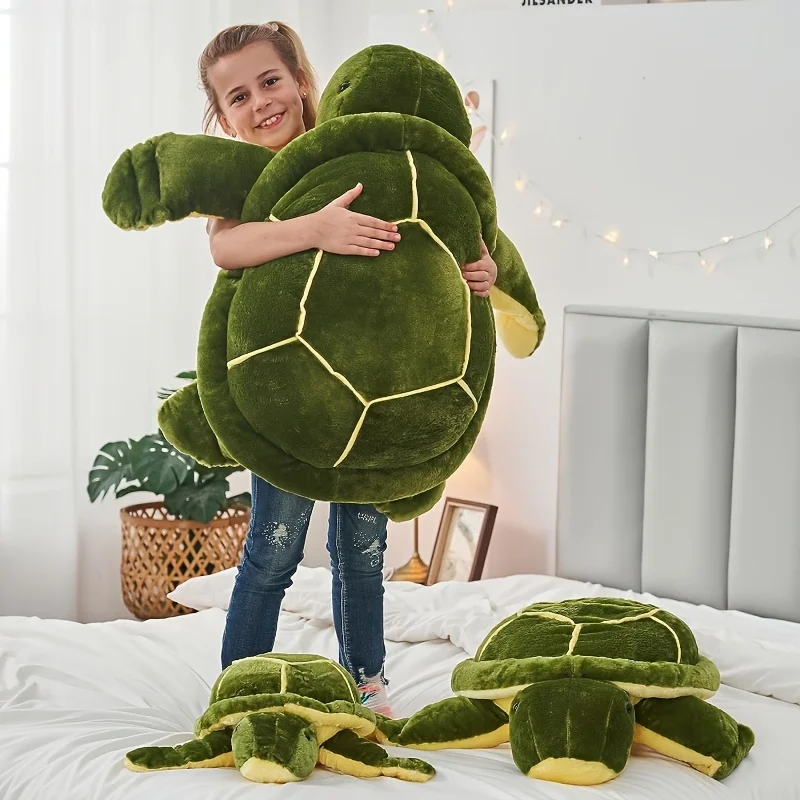 Mamá y cría Tortuga de peluche marina para bebés – compañero de juegos - imagen 4