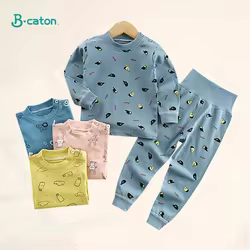 Pijama de algodón para niños – Cómodo en otoño e invierno