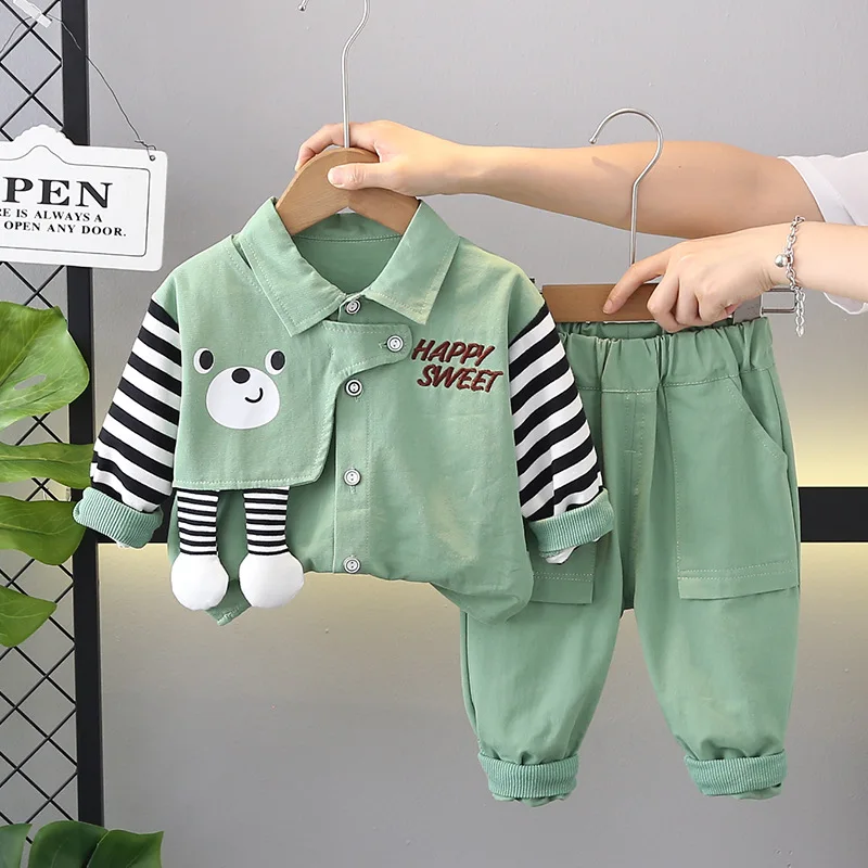 Conjunto de otoño para bebé niño: Chaqueta y chándal - imagen 5