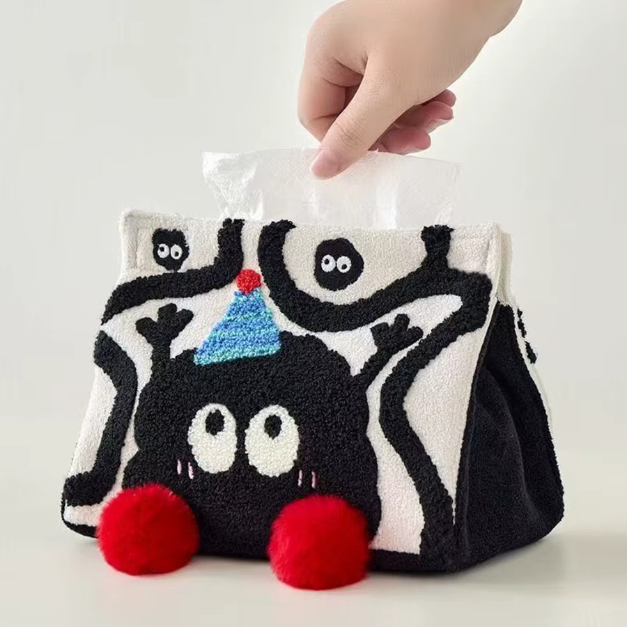 Porta pañuelos extraíble para coche y hogar, organizador práctico