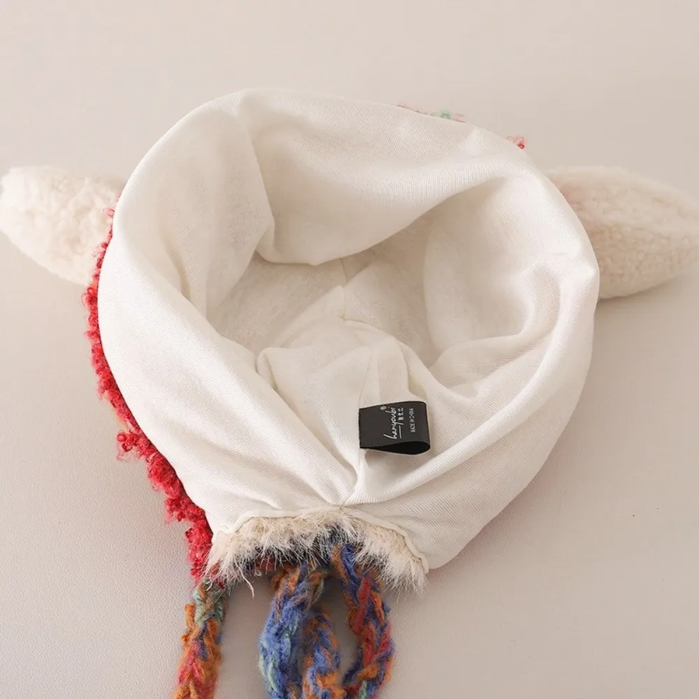 Gorro de invierno con orejas y dibujos animados para bebé - imagen 3