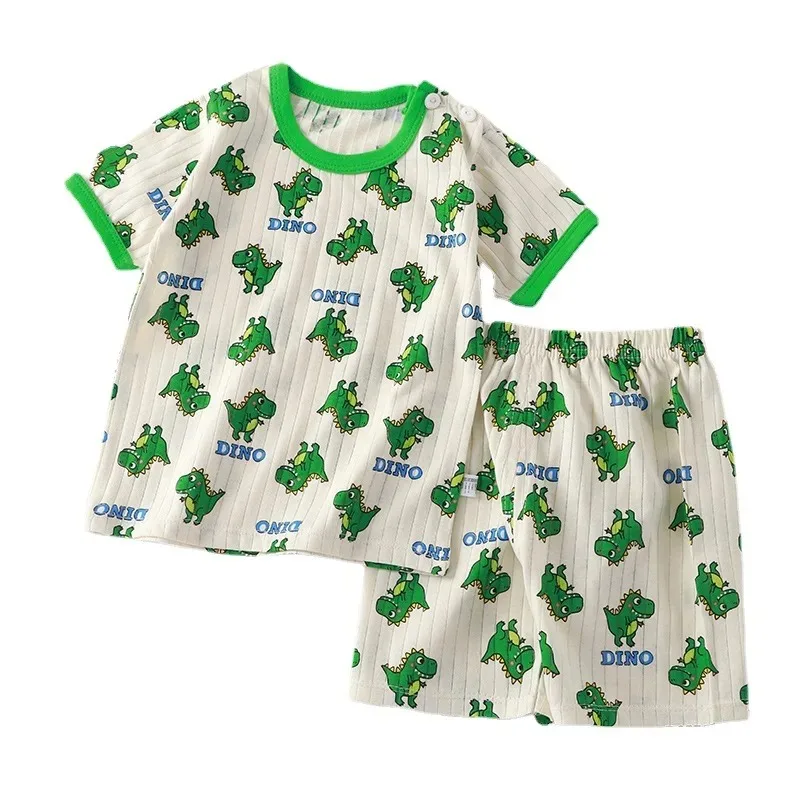 Conjunto de verano para niña: camiseta y pantalón corto en algodón - imagen 2