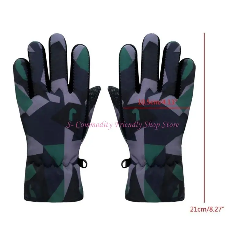 Guantes impermeables de invierno para esquí y nieve niño - imagen 3