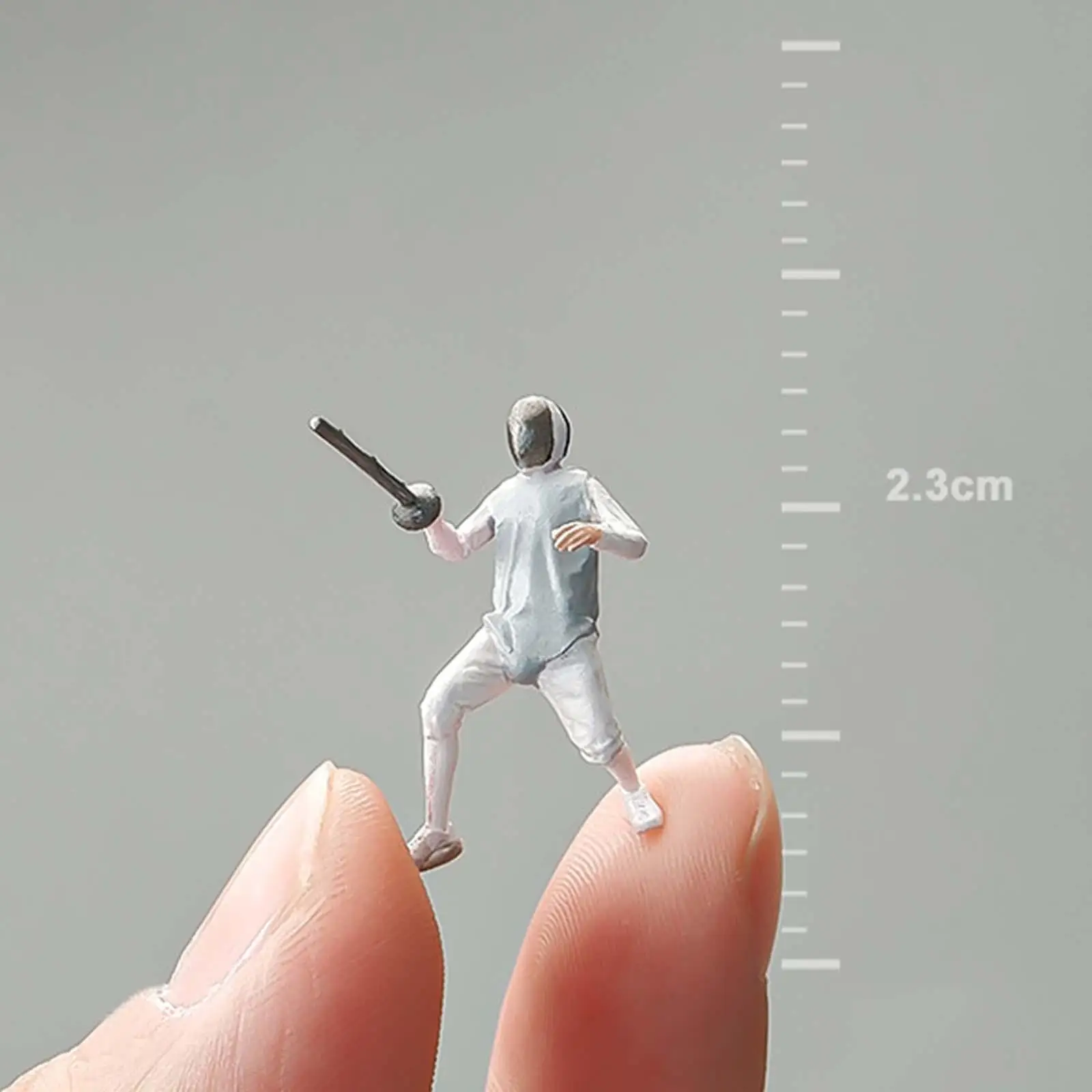 Figuras en miniatura pintadas a mano para dioramas creativos - imagen 2