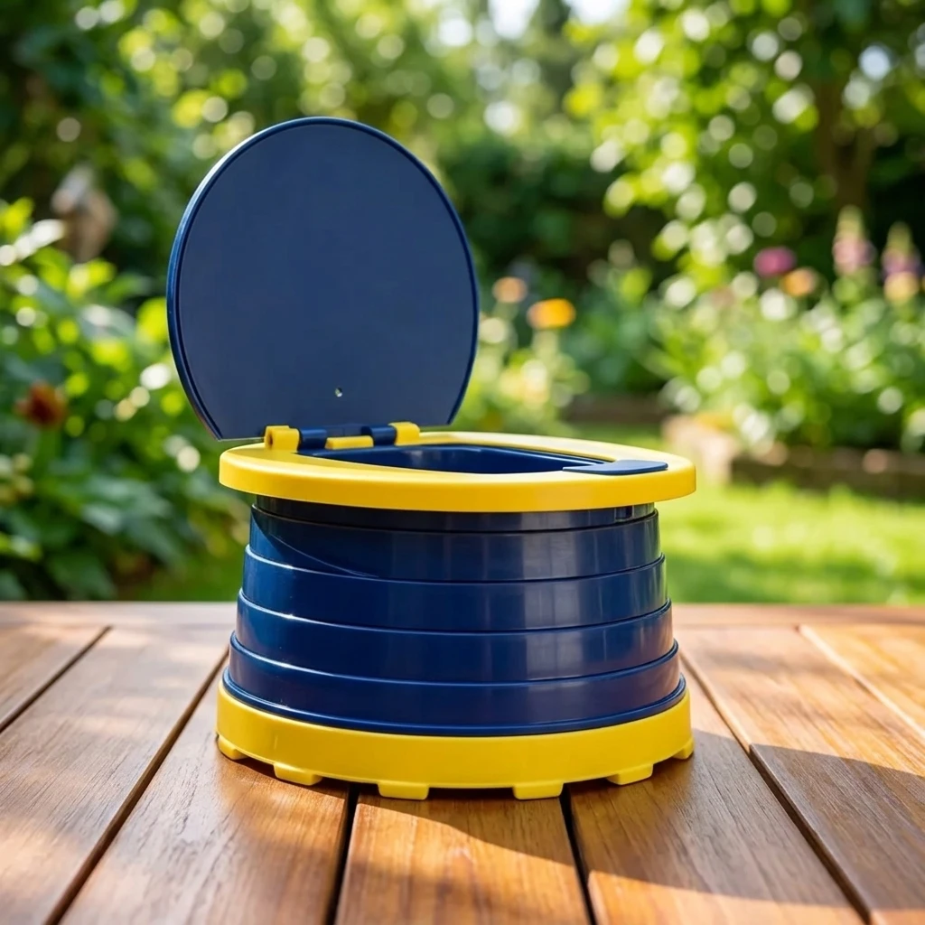 Orinal portátil plegable impermeable para entrenamiento inodoro - imagen 3