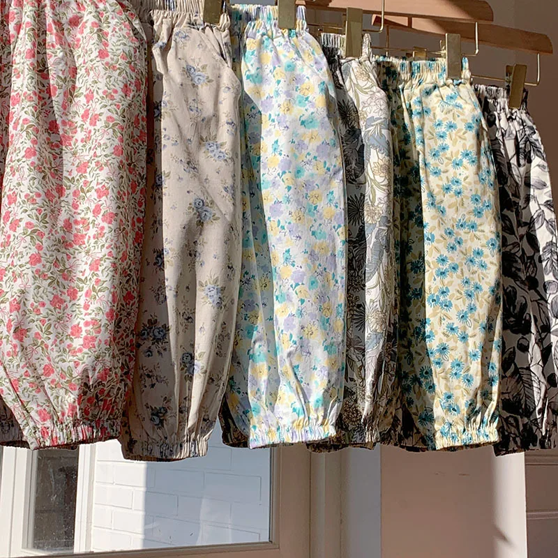 Pantalones antimosquitos para niñas con cintura elástica