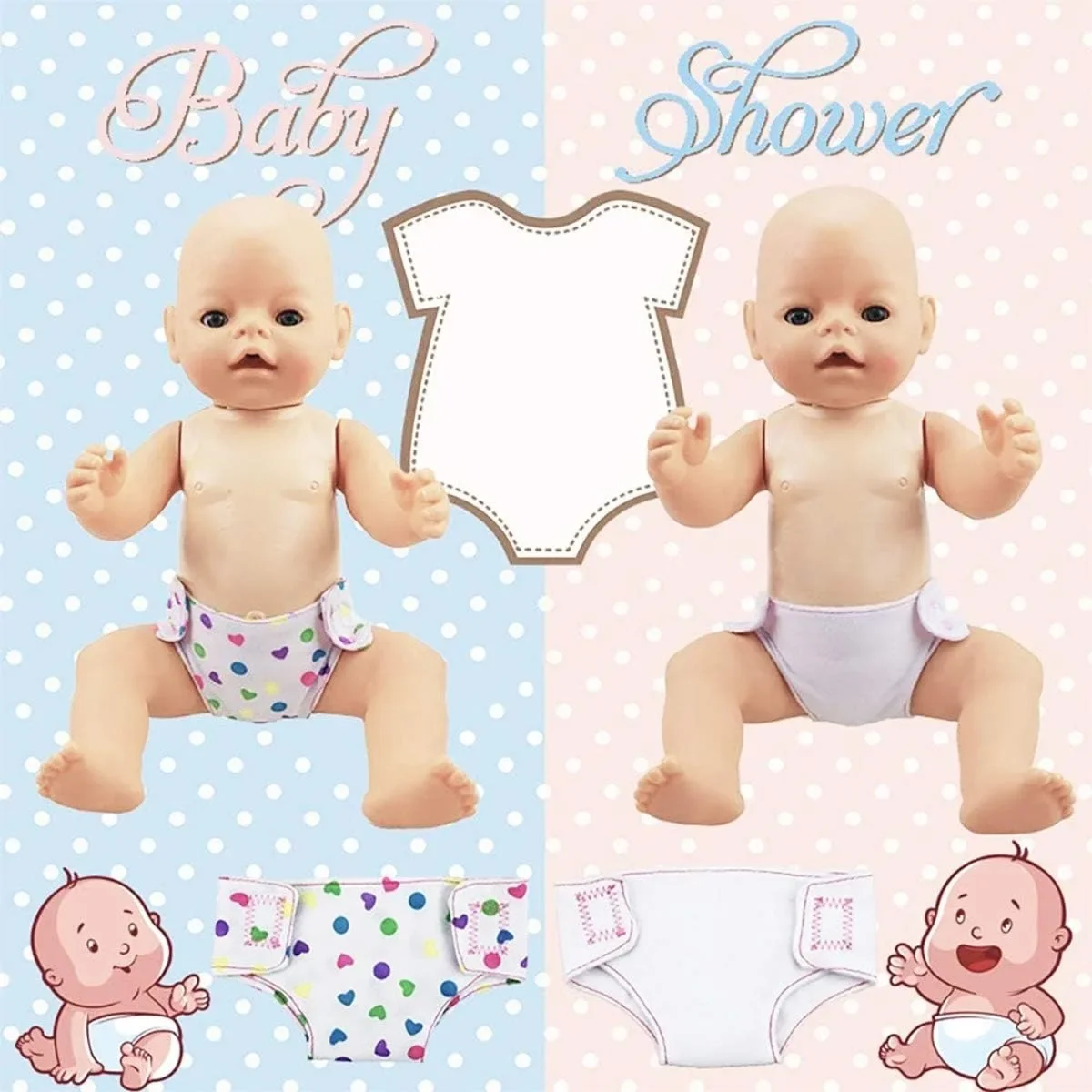 Pañales reutilizables para muñecas reborn de niña - imagen 4