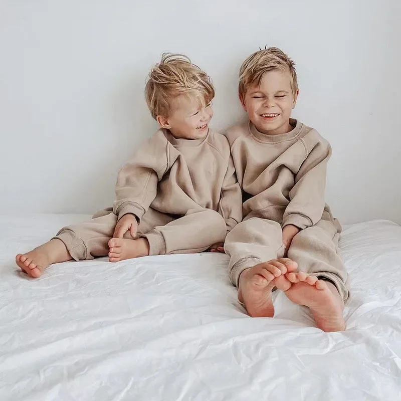 MILANCEL chándal infantil sudadera con capucha y pants primavera - imagen 3