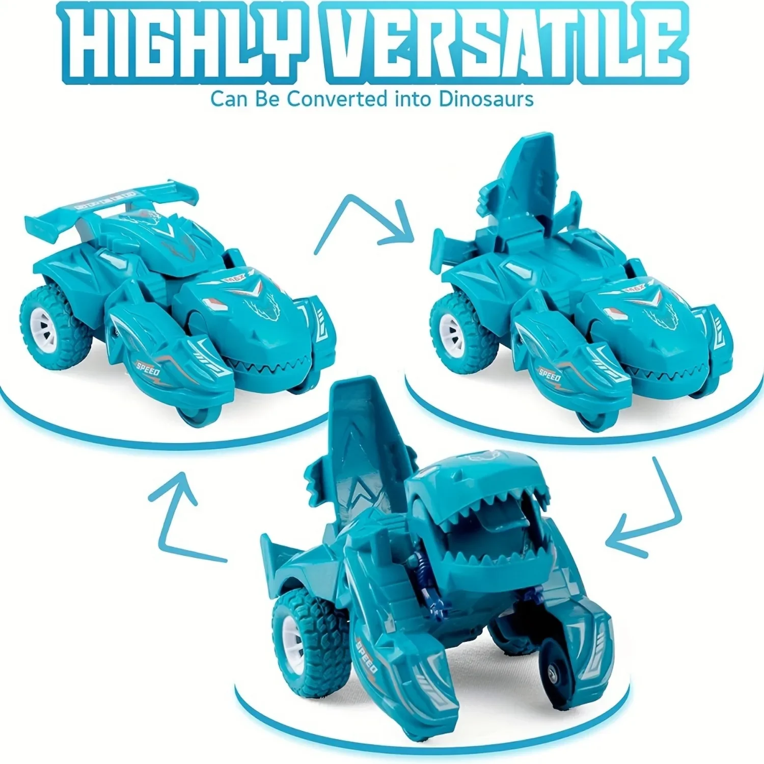 Camión monstruo transformable dinosaurio para niños – juguete - imagen 5