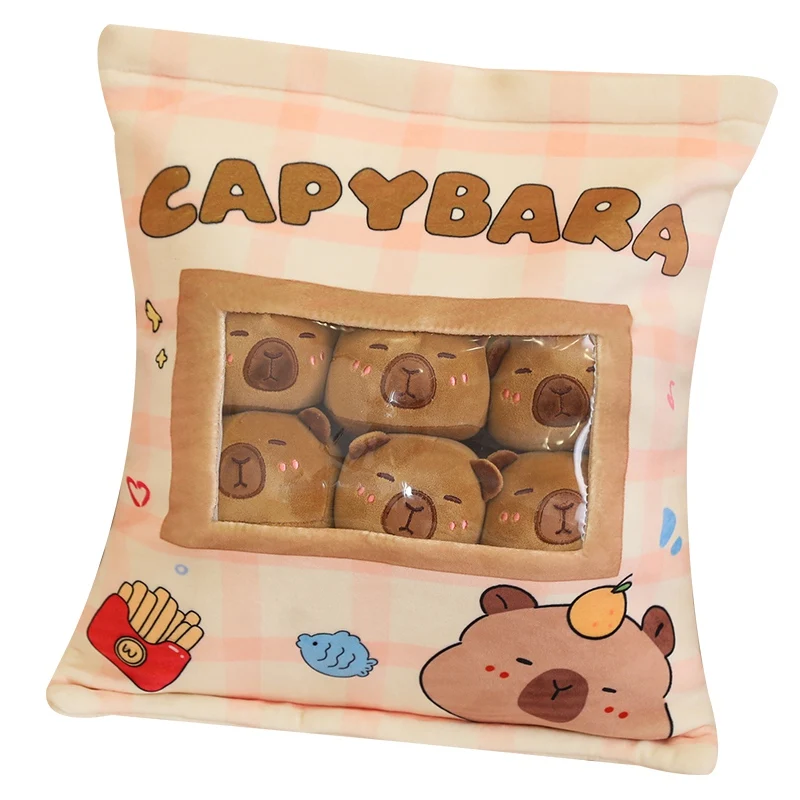 Capybara como almohada de oficina en escritorio