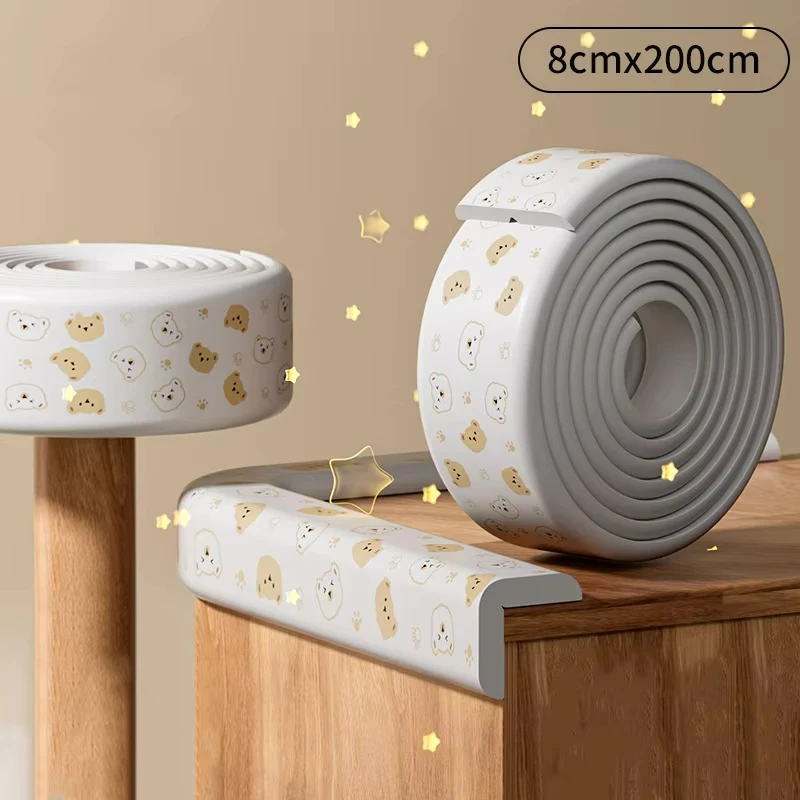 Protector de esquinas para bebé con oso – Seguridad adhesiva - imagen 2