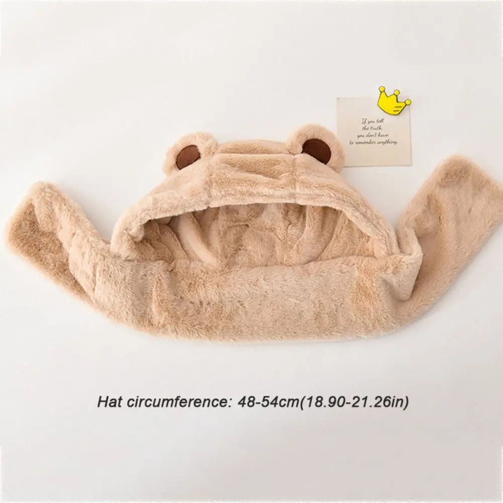 Gorro de invierno infantil tipo bufanda antiviento cálido grueso - imagen 5