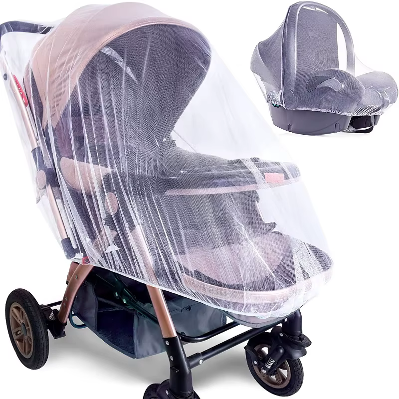 Mosquitera para cochecito de bebé – Protección completa antisuélo y viento - imagen 3