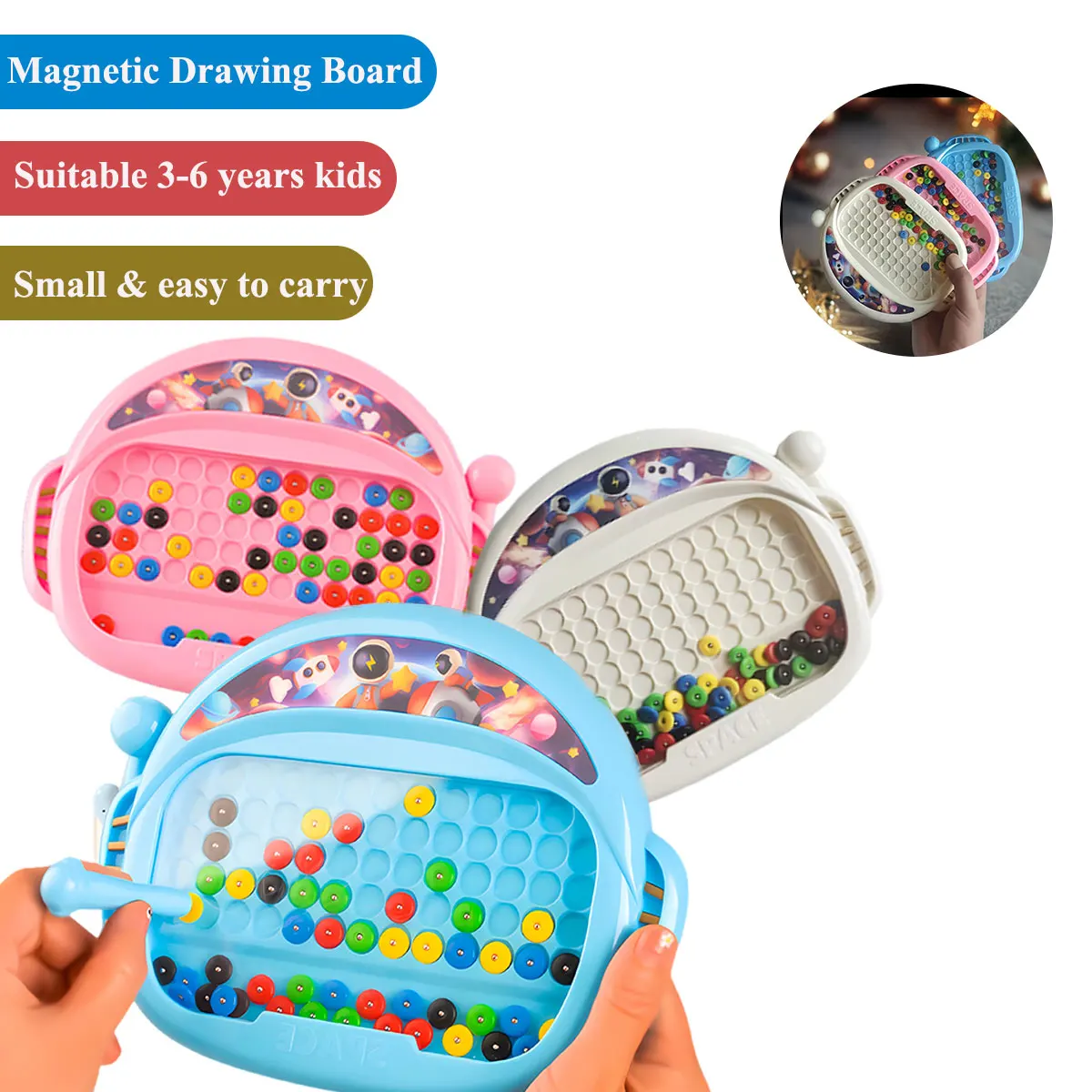 Pizarra magnética para dibujar – Juguete educativo Montessori niños 3-8 años