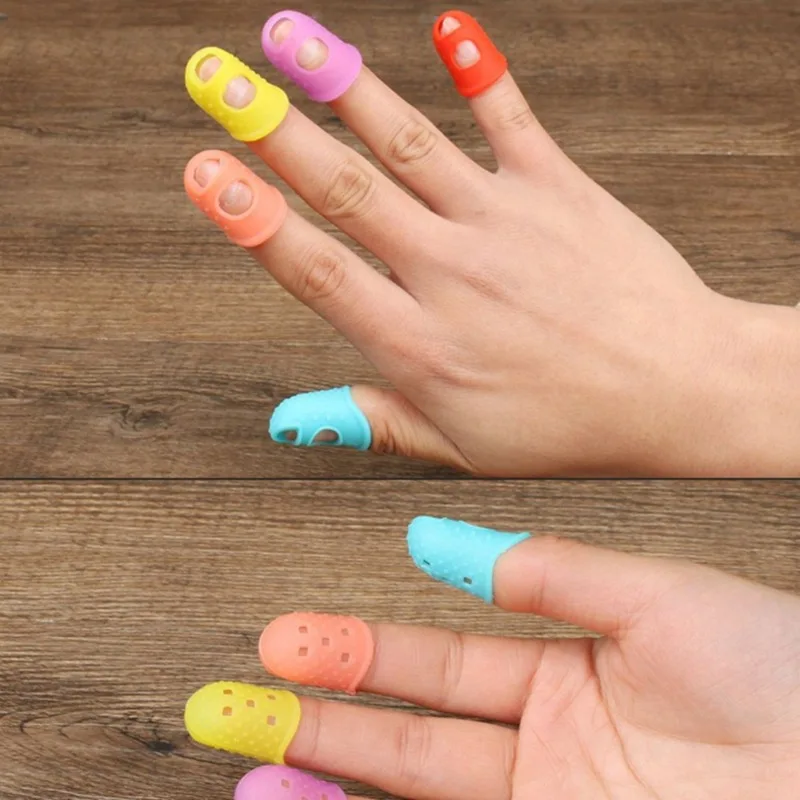 Set de fingerlings de silicona para manualidades